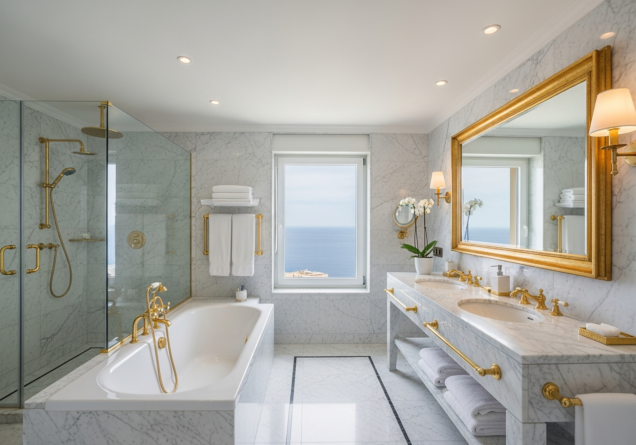 Exceptional sea and Cap Martin view